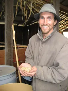 John DeRosier, owner of With the Grain Farms